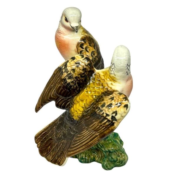 VINTAGE 1940-1970 Era BESWICK TURTLE DOVES PAIRING FIGURE MODEL No. 1022 PERFECT - Picture 2 of 9